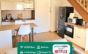 T3 Duplex Thonon Centre - Parking - Gare - Thermes
